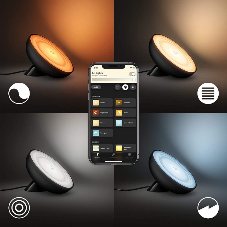 Philips - LED pritemdomas stalo šviestuvas Hue BLOOM 1xLED/7,1W/230V
