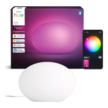 Philips - LED RGB reguliuojama stalinė lempa Hue FLOURISH White And Color Ambiance 1xE27/8,1W/230V 1000-20000K