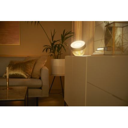 Philips - LED RGB Reguliuojama stalinė lempa Hue IRIS LED/8,2W/230V aukso