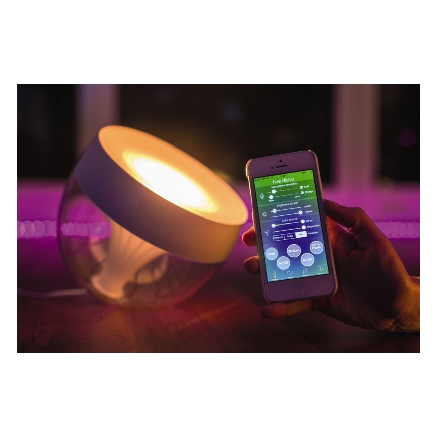 Philips - LED RGB Reguliuojama stalinė lempa Hue IRIS LED/8,2W/230V 2000-6500K balta