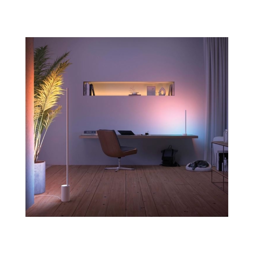 Philips - LED RGB Reguliuojama stalinė lempa Hue SIGNE LED/12W/230V 2000-6500K balta