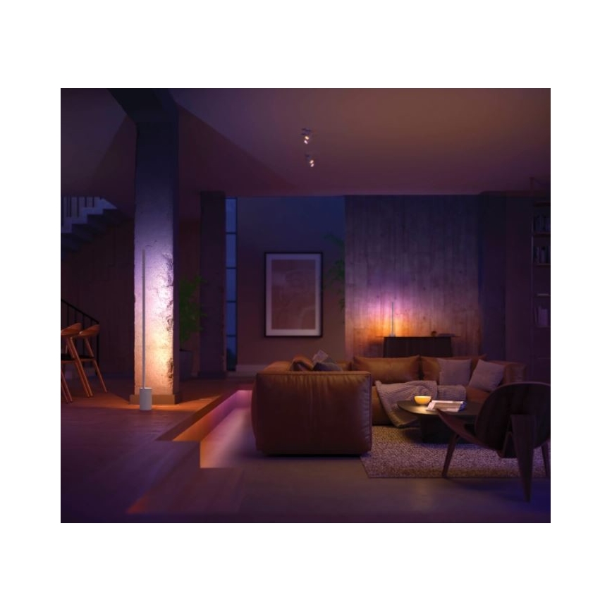 Philips - LED RGB Reguliuojama stalinė lempa Hue SIGNE LED/12W/230V 2000-6500K balta