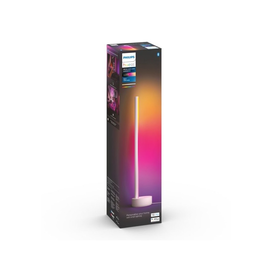 Philips - LED RGB Reguliuojama stalinė lempa Hue SIGNE LED/12W/230V 2000-6500K balta