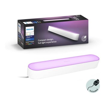 Philips - LED RGB reguliuojama stalinė lempa Hue PLAY LED/6W/230V balta
