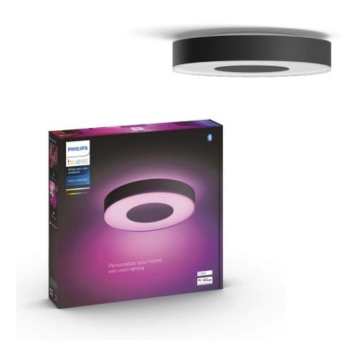 Philips - LED RGB Reguliuojamas lubinis šviestuvas Hue INFUSE LED/52,5W/230V 2000-6500K d. 425 mm juodas