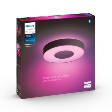 Philips - LED RGB Reguliuojamas lubinis šviestuvas Hue INFUSE LED/33,5W/230V 2000-6500K d. 381 mm juodas