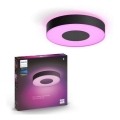 Philips - LED RGB reguliuojamas lubų šviestuvas Hue INFUSE LED/33,5W/230V 2000-6500K skersmuo 381 mm juodas