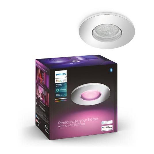 Philips - LED RGB Reguliuojamas vonios šviestuvas Hue XAMENTO 1xGU10/5,7W/230V IP44 2000-6500K