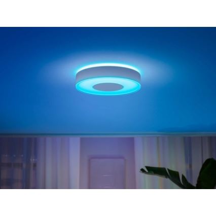 Philips -LED RGB dimeriuojamas lubų šviestuvas Hue INFUSE LED/33,5W/230V 2000-6500K pr. 381 mm baltas