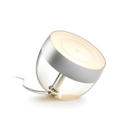 Philips – LED RGB Stalinė lempa Hue IRIS LED/10W/230V sidabrinė