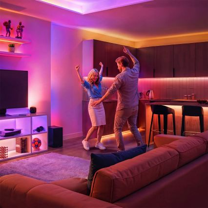 Philips - dimeriuojama LED RGBIC juosta SMART STRIP 10m LED/43W/230V 2700-6500K Wi-Fi