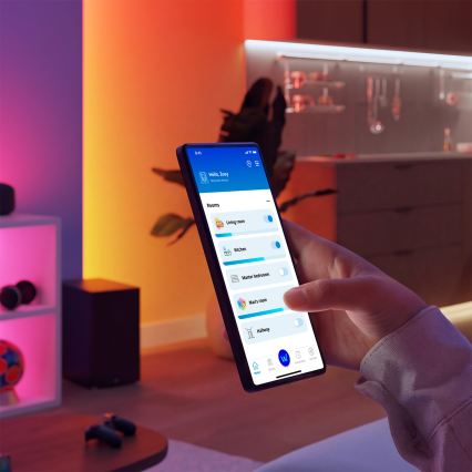 Philips - dimeriuojama LED RGBIC juosta SMART STRIP 10m LED/43W/230V 2700-6500K Wi-Fi