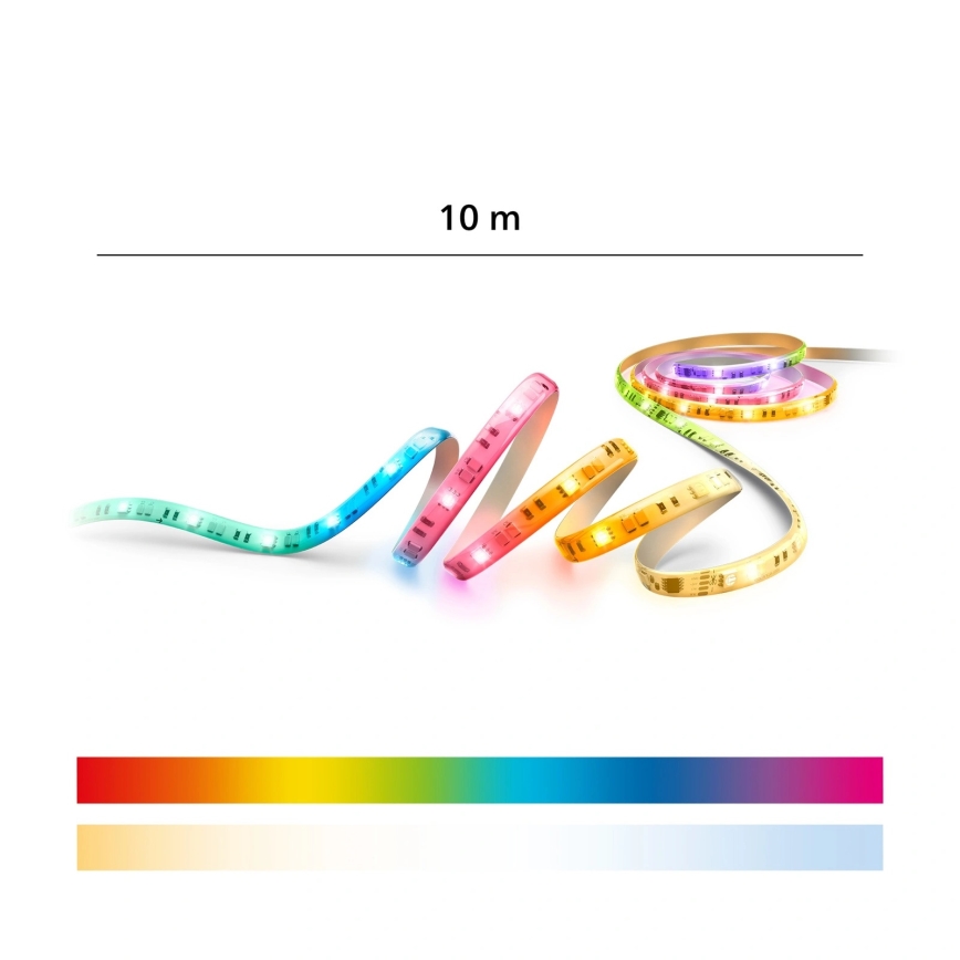Philips - dimeriuojama LED RGBIC juosta SMART STRIP 10m LED/43W/230V 2700-6500K Wi-Fi