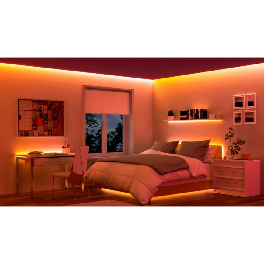 Philips - LED RGBIC dimeriuojama juosta SMART STRIP 4m LED/12W/230V 2700-6500K Wi-Fi