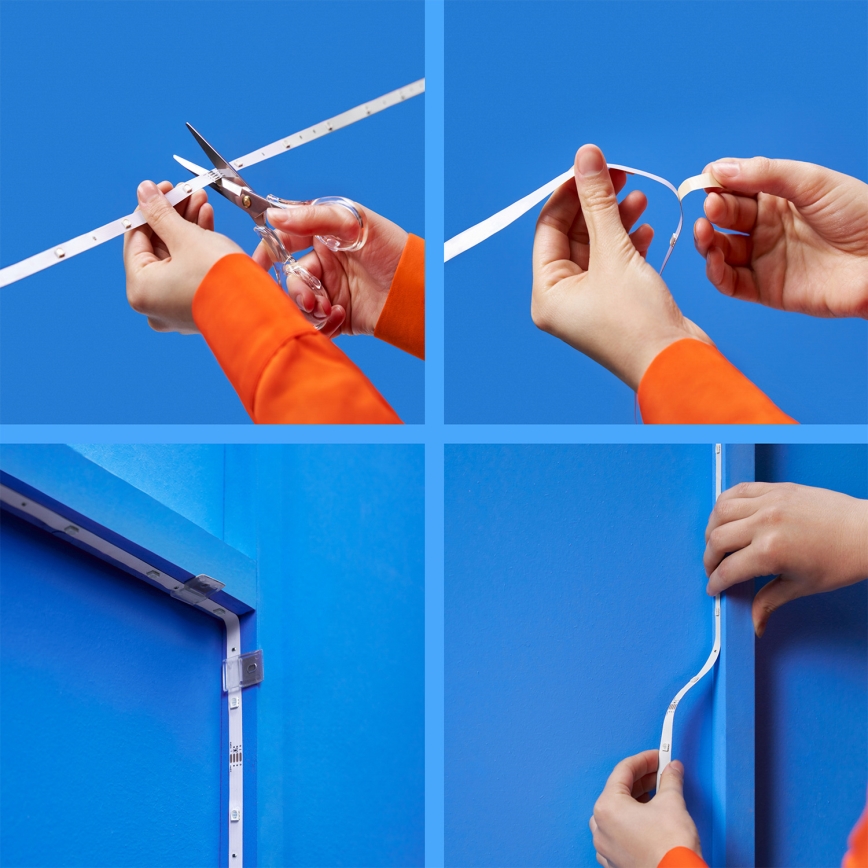 Philips - LED RGBIC dimeriuojama juosta SMART STRIP 4m LED/12W/230V 2700-6500K Wi-Fi