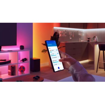 Philips - LED RGBIC dimeriuojama juosta SMART STRIP 4m LED/12W/230V 2700-6500K Wi-Fi
