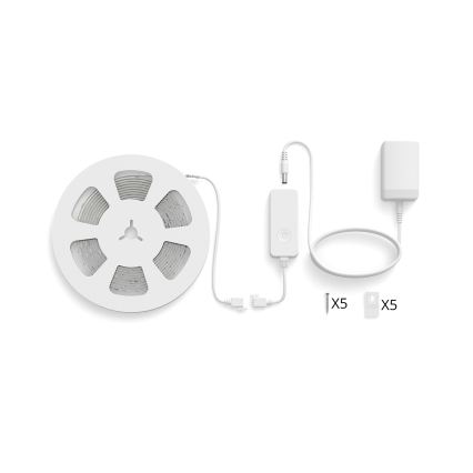 Philips - LED RGBIC dimeriuojama juosta SMART STRIP 4m LED/12W/230V 2700-6500K Wi-Fi