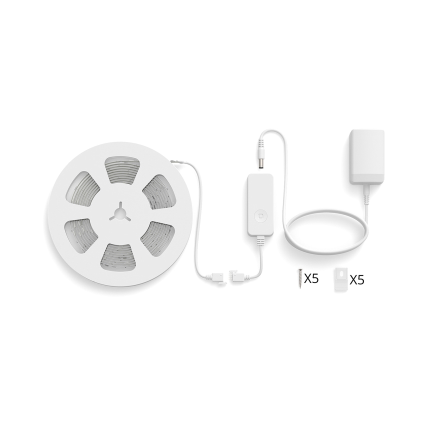 Philips - LED RGBIC dimeriuojama juosta SMART STRIP 4m LED/12W/230V 2700-6500K Wi-Fi