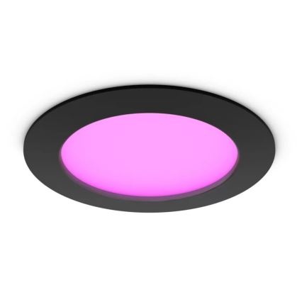 Philips - LED RGBW Pritemdomas įleidžiamas lubinis vonios šviestuvas Hue SLIM LED/12W/230V IP44 2200-6500K