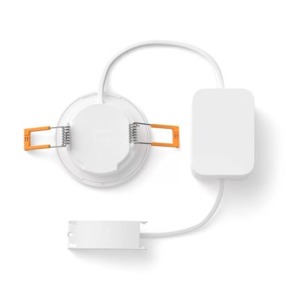 Philips - LED RGBW Pritemdomas įleidžiamas lubinis vonios šviestuvas Hue SLIM LED/8,3W/230V 2000-6500K IP44 balta