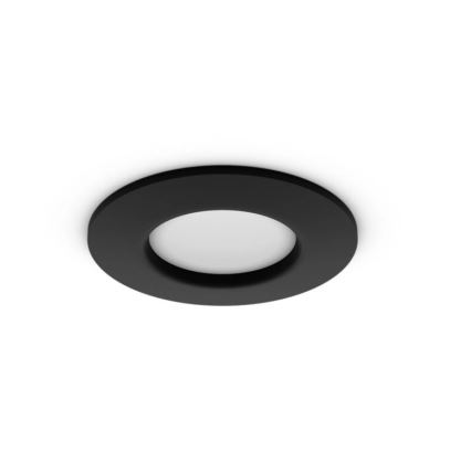 Philips - LED RGBW Pritemdomas įleidžiamas lubinis vonios šviestuvas Hue SLIM LED/8,3W/230V 2000-6500K IP44 juoda