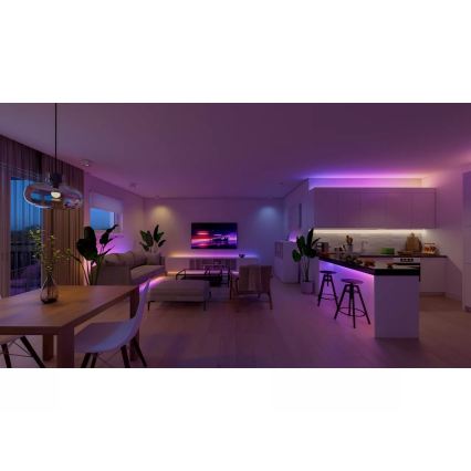 Philips - LED RGBW reguliuojamo ryškumo juosta Hue ESSENTIAL White And Color Ambiance 10m LED/27,2W/230V 2200-6500K