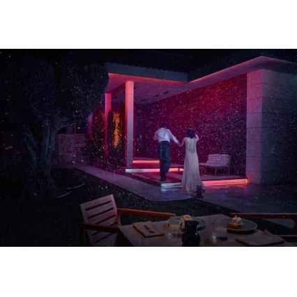 Philips - LED RGBW reguliuojama lauko juosta Hue FLUX 5m LED/30W/230V 2200-6500K IP67 + judesio jutiklis
