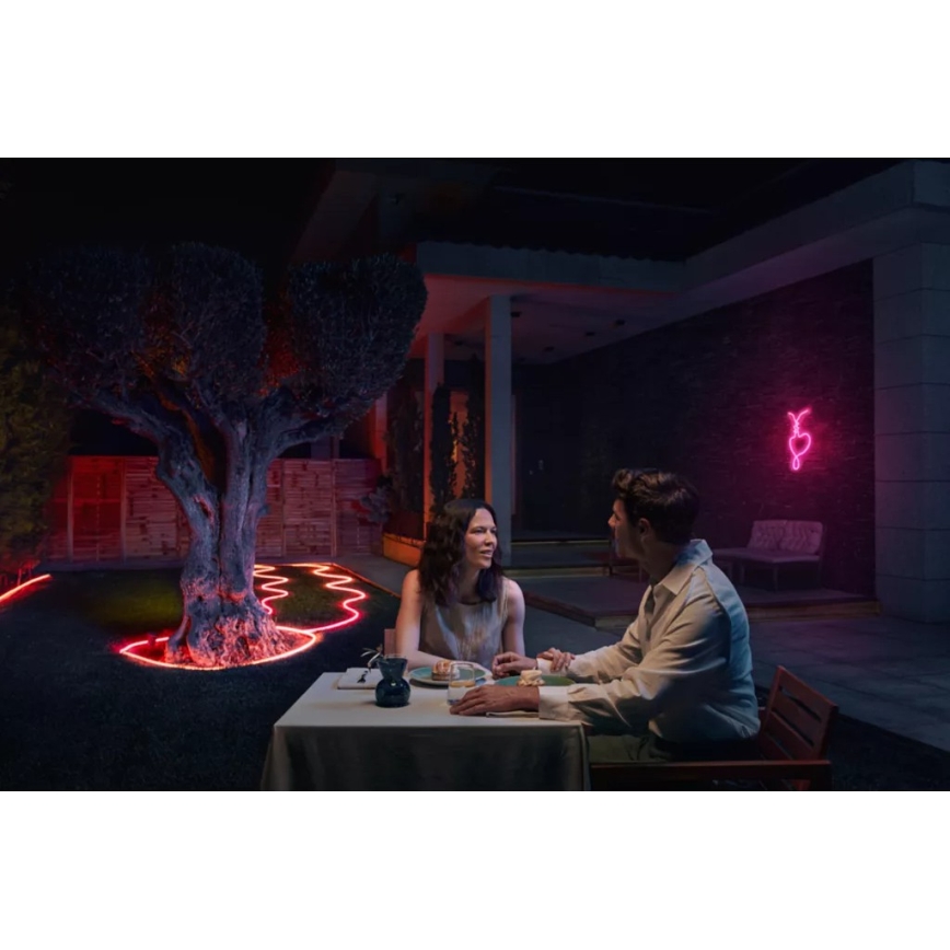 Philips - Dimeriuojama RGBW LED lauko juosta Hue NEON 5m LED/30W/230V 2200-6500K IP67