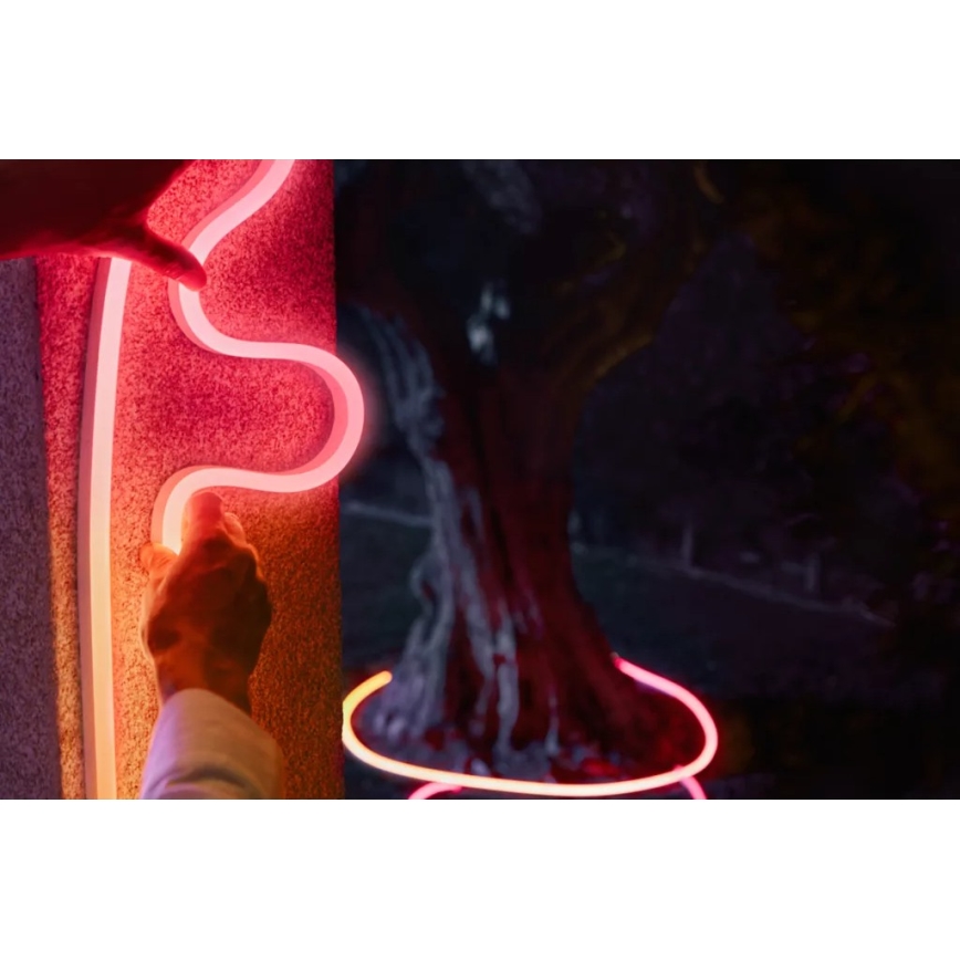 Philips - Dimeriuojama RGBW LED lauko juosta Hue NEON 5m LED/30W/230V 2200-6500K IP67