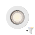 Philips - LED RGBW dimeriuojamas įleidžiamas šviestuvas PERIDOT 1xGU10/6,5W/230V 2700-6500K baltas