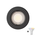 Philips - LED RGBW dimeriuojamas įleidžiamas šviestuvas PERIDOT 1xGU10/6,5W/230V 2700-6500K juodas