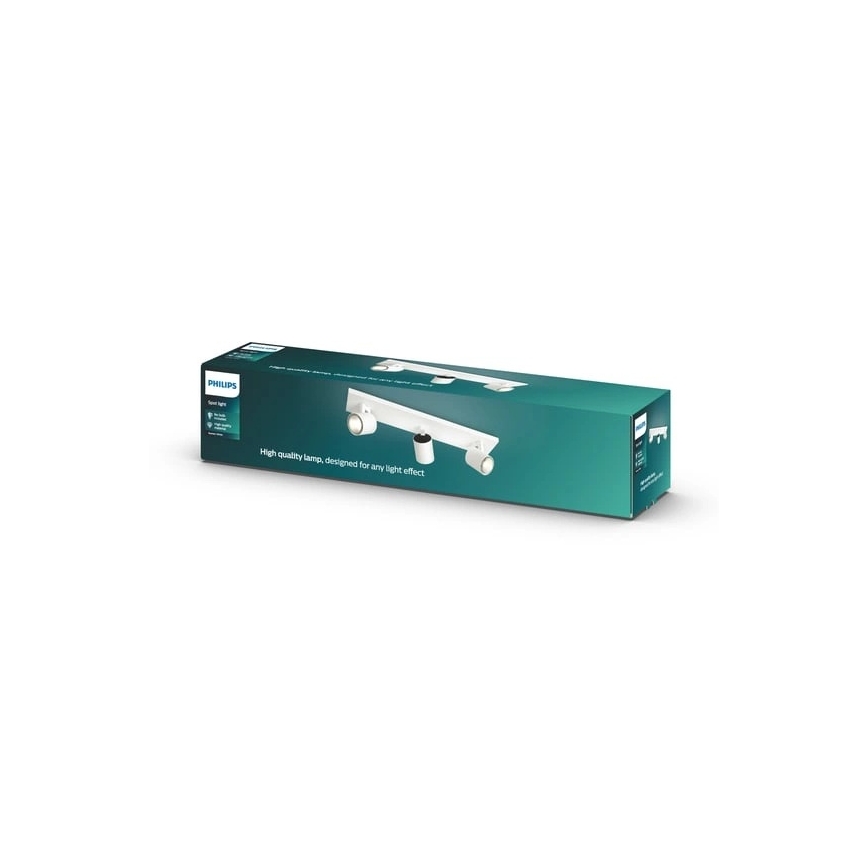 Philips - LED RGBW dimeriuojamas taškinis šviestuvas RUNNER 3xGU10/6,5W/230V 2700-6500K baltas