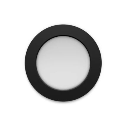 Philips - LED RGBW dimeriuojamas vonios įleidžiamas šviestuvas Hue SLIM LED/12W/230V 1000-20000K juodas IP44