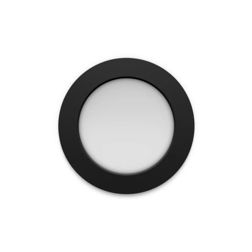Philips - LED RGBW dimeriuojamas vonios įleidžiamas šviestuvas Hue SLIM LED/12W/230V 1000-20000K juodas IP44