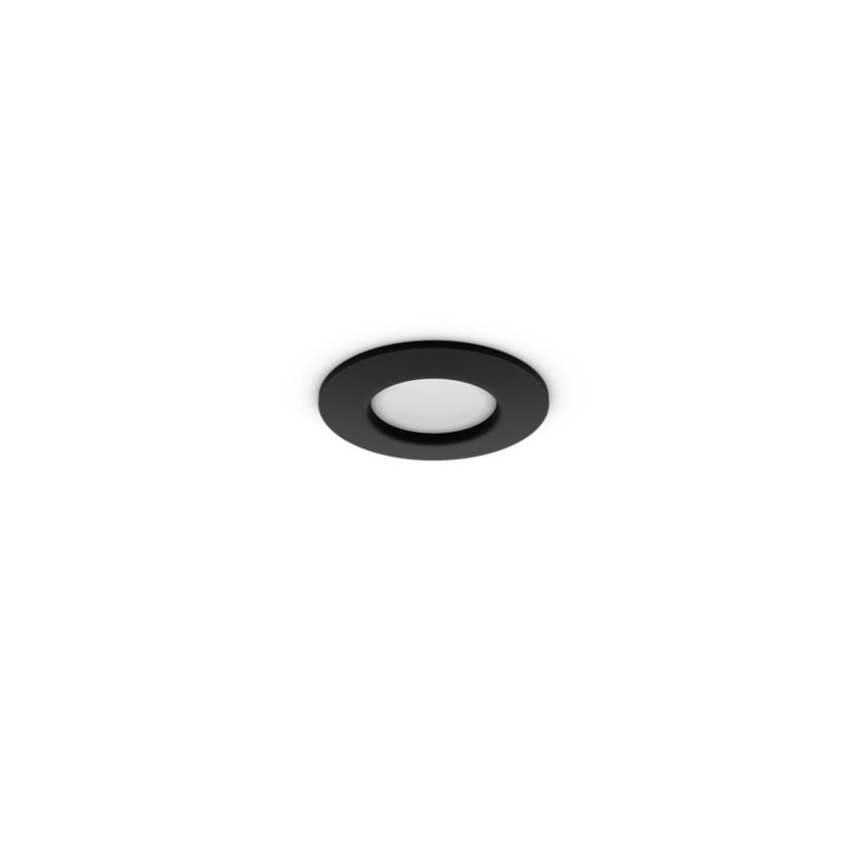 Philips - LED RGBW dimeriuojamas vonios kambario įleidžiamas šviestuvas Hue SLIM LED/8,3W/230V 1000-20000K juodas P44