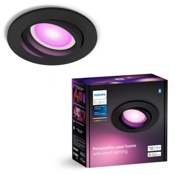 Philips - LED RGBW Pritemdomas įleidžiamas lubinis šviestuvas Hue CENTURA 1xGU10/4,2W/230V 2000-6500K