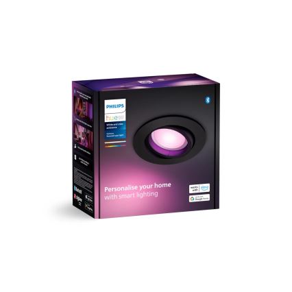 Philips - LED RGBW Pritemdomas įleidžiamas lubinis šviestuvas Hue CENTURA 1xGU10/4,2W/230V 2000-6500K