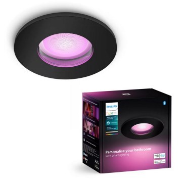 Philips - LED RGBW Pritemdomas įleidžiamas lubinis vonios šviestuvas Hue XAMENTO 1xGU10/4,2W/230V 2000-6500K IP44