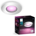 Philips - LED RGBW Pritemdomas įleidžiamas lubinis vonios šviestuvas Hue XAMENTO 1xGU10/4,2W/230V 2000-6500K IP44