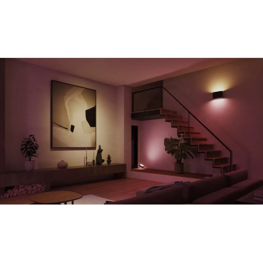 Philips - LED RGBW Reguliuojamas lauko sieninis šviestuvas Hue DYMERA 2xLED/10,2W/230V 2000-6500K IP44