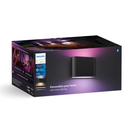 Philips - LED RGBW Reguliuojamas lauko sieninis šviestuvas Hue DYMERA 2xLED/10,2W/230V 2000-6500K IP44