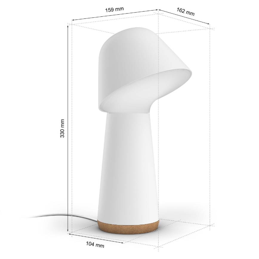 Philips - LED RGBW Pritemdomas stalinis šviestuvas Hue TWILIGHT LED/13,4W/230V 2000-6500K