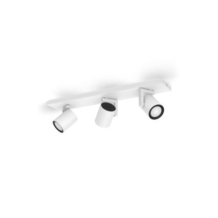 Philips - LED RGBW Pritemdomi akcentiniai šviestuvai Hue ARGENTA 3xGU10/4,2W/230V 2000-6500K