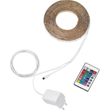 Philips - LED RGBW Reguliuojama Juosta 5m LED/12W/230V + Nuotolinio valdymo pultas