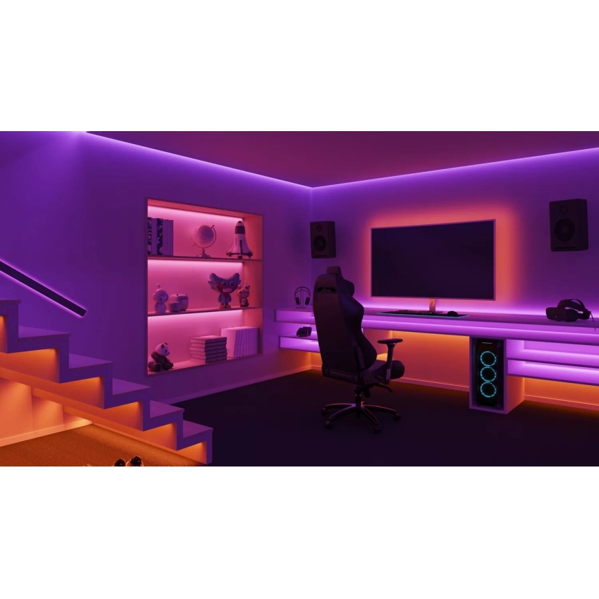 Philips - LED RGBW Reguliuojama juostelė Hue WHITE AND COLOR AMBIANCE 10m LED/20W/230V 2000-6500K