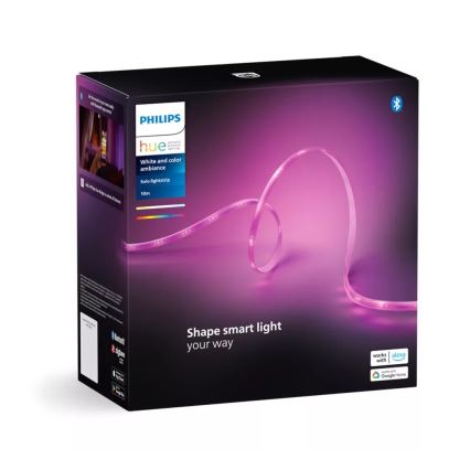 Philips - LED RGBW Reguliuojama juostelė Hue WHITE AND COLOR AMBIANCE 10m LED/20W/230V 2000-6500K