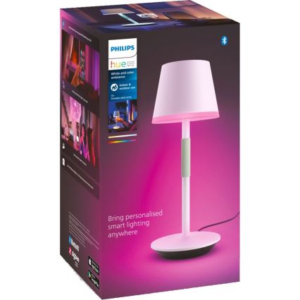 Philips - LED RGBW Reguliuojama lauko jutiklinė lempa Hue GO LED/6,2W/230V 2000-6500K IP54