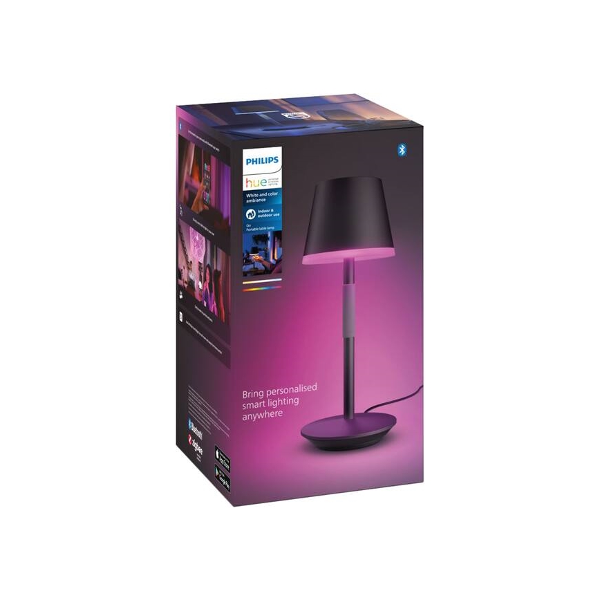 Philips - LED RGBW Reguliuojama lauko jutiklinė lempa Hue GO LED/6,2W/230V 2000-6500K IP54