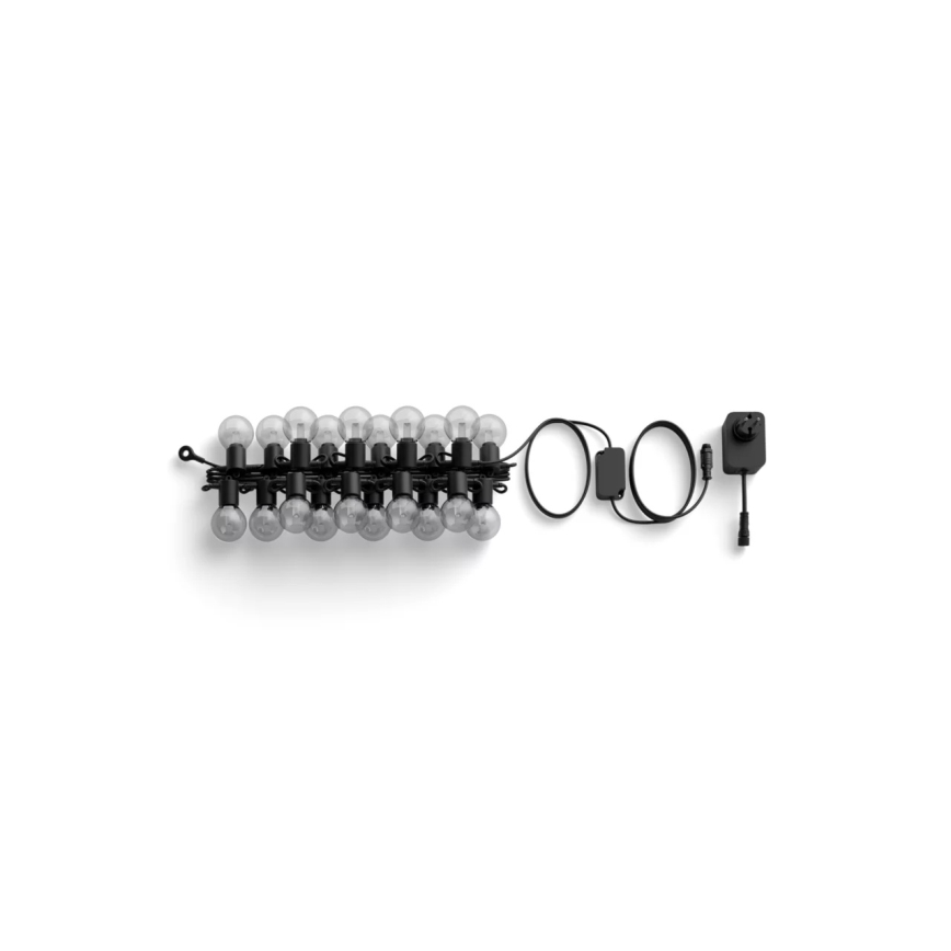 Philips - LED RGBW Reguliuojama lauko girlianda Hue FESTAVIA 20xLED 14m IP65
