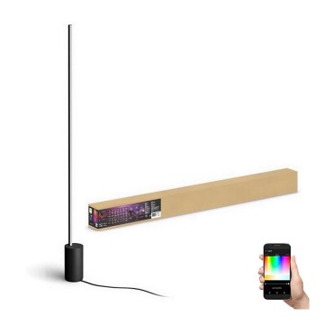 Philips - LED RGBW reguliuojama stalinė lempa Hue SIGNE LED/29W/230V 2000-6500K juoda